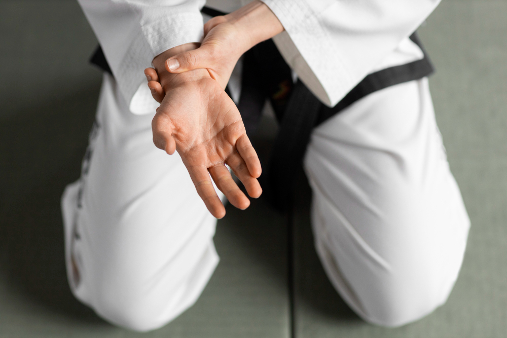 Martial arts hand grip power