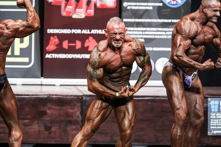 mature bodybuilders on stage