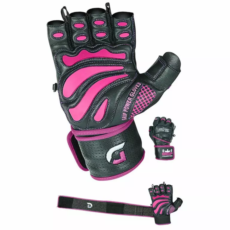 Women Elite Leather Gym Gloves